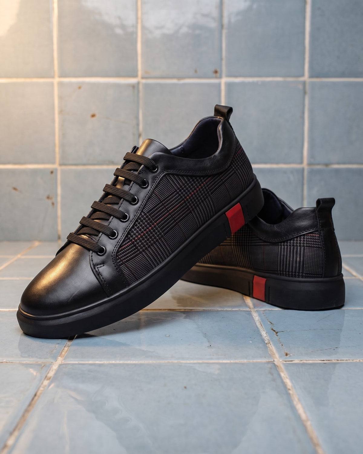 Faux Leather Sneaker