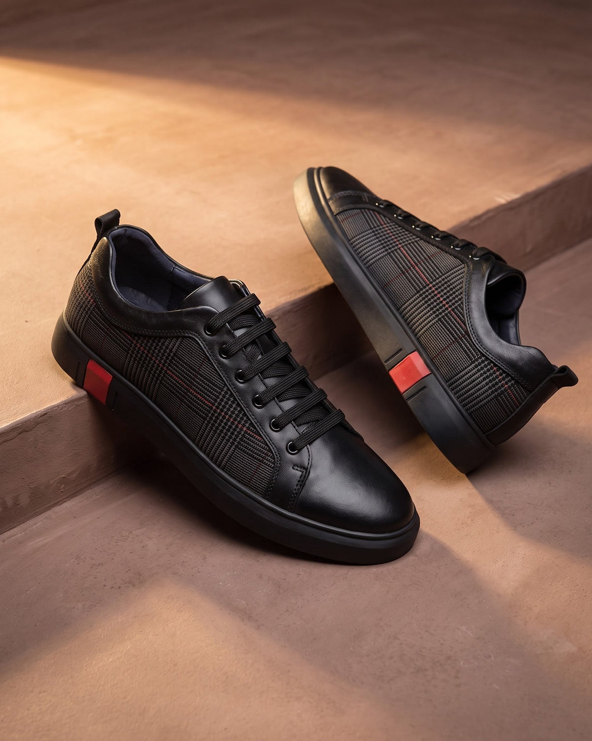 Faux Leather Sneaker