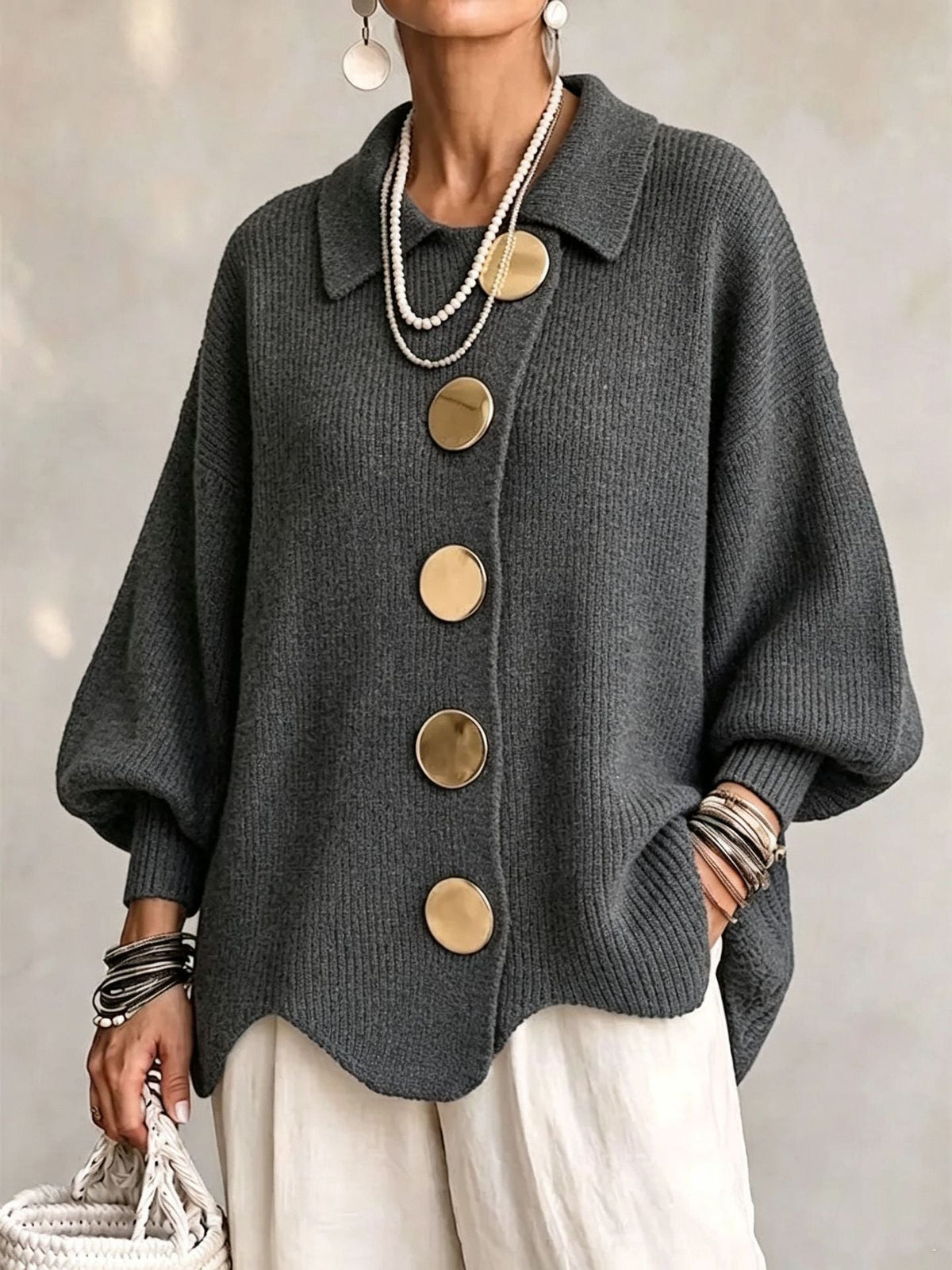 Klara Kardigan with Lapel