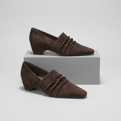 Amara Ruched Wedge Flat
