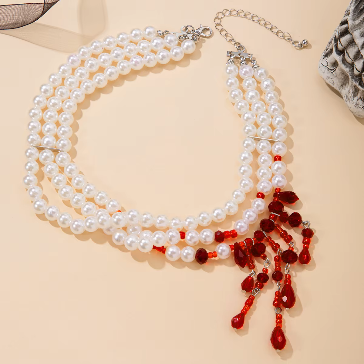 Blood Pearls Necklace