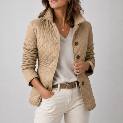 Marina | Lightweight Quilted Jacket with High Collar