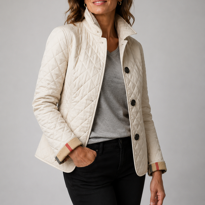 Marina | Lightweight Quilted Jacket with High Collar