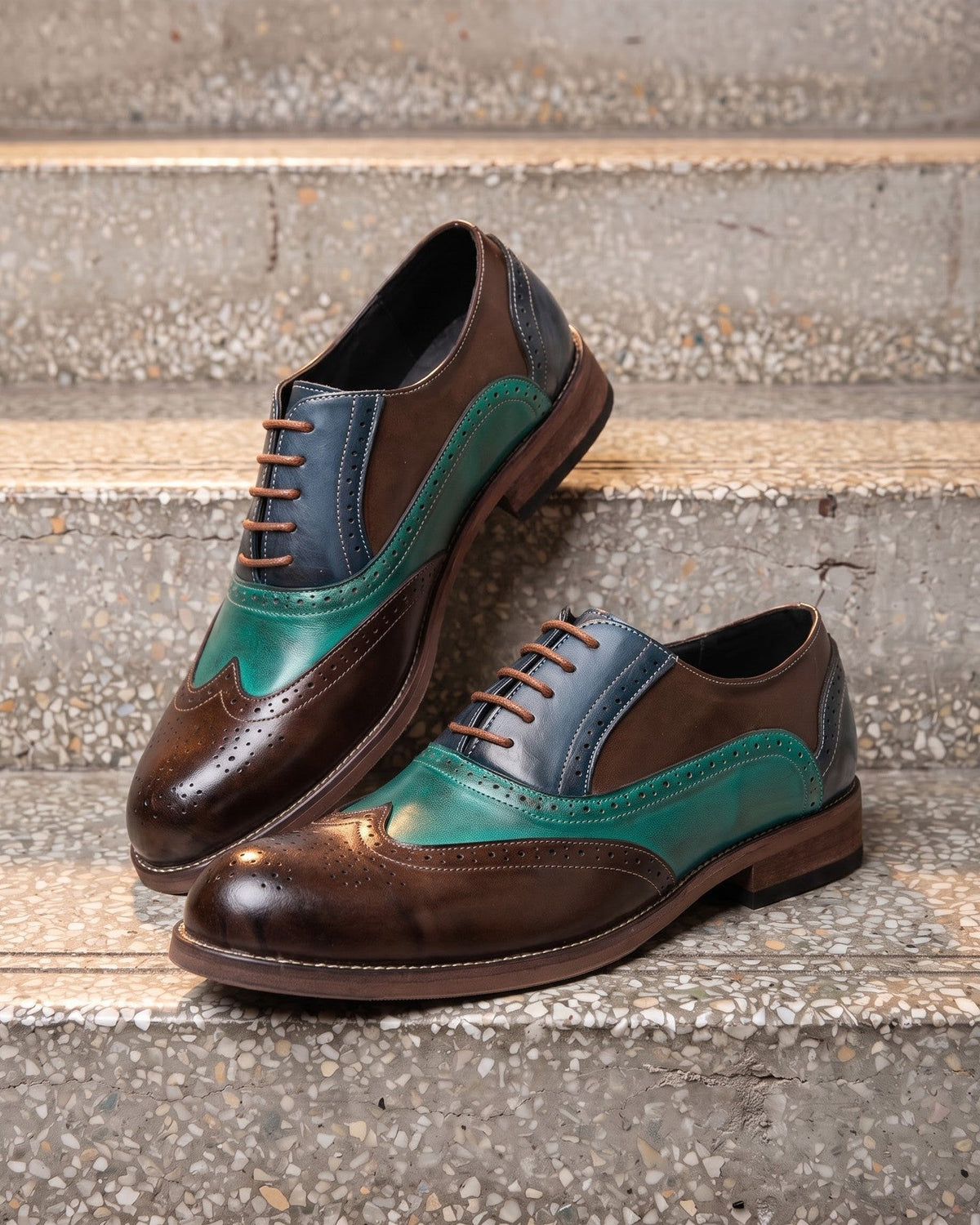 Leather Wingtip Brogue Oxford