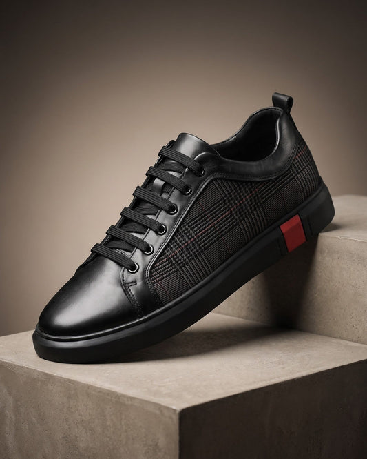 Faux Leather Sneaker