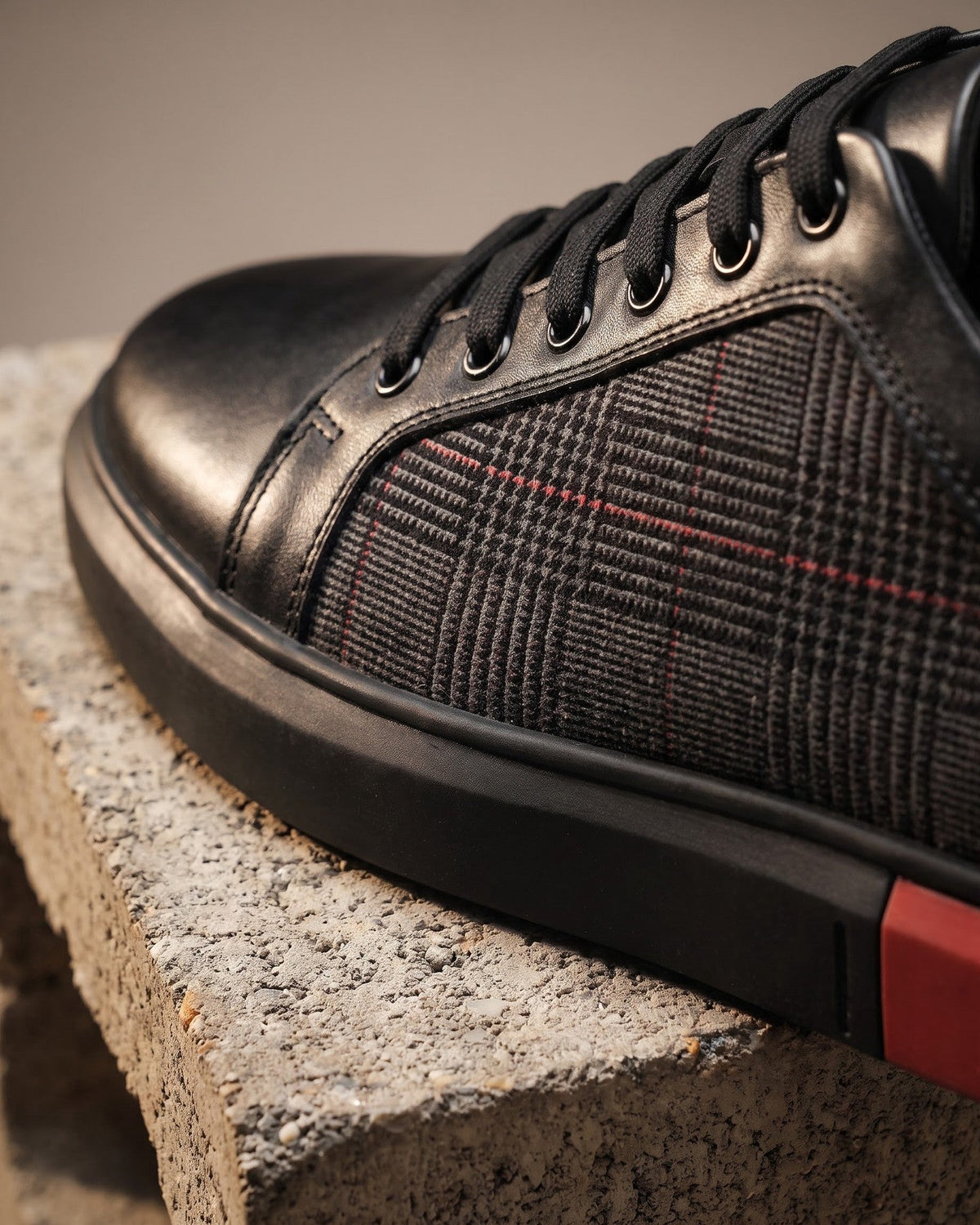 Faux Leather Sneaker