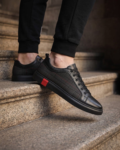 Faux Leather Sneaker