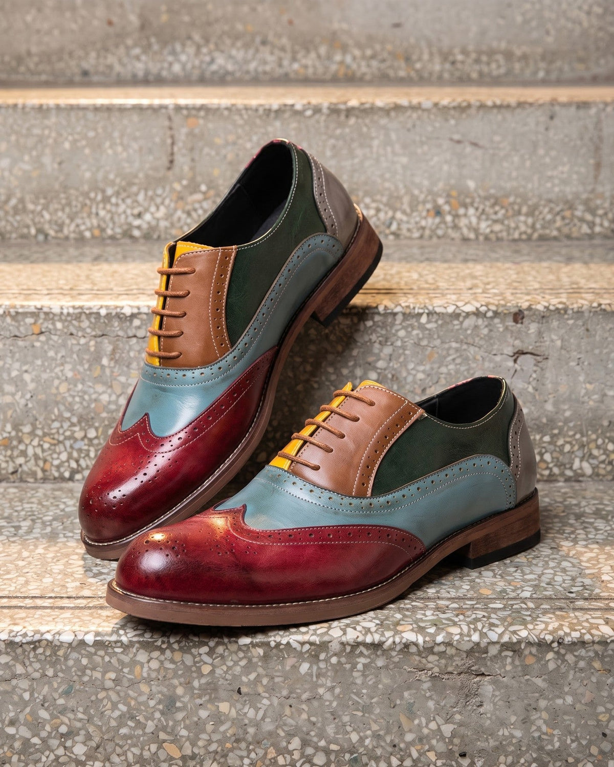 Leather Wingtip Brogue Oxford