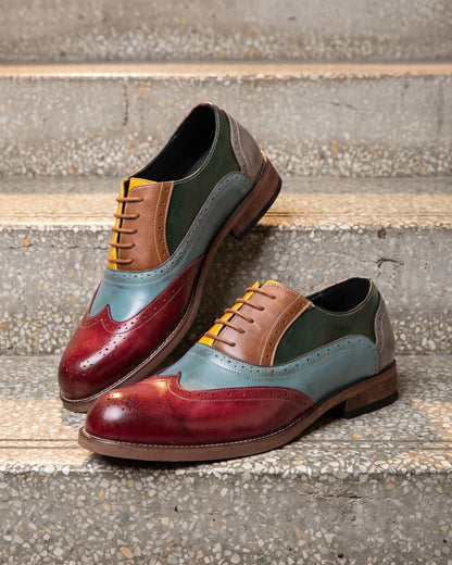 Leather Wingtip Brogue Oxford