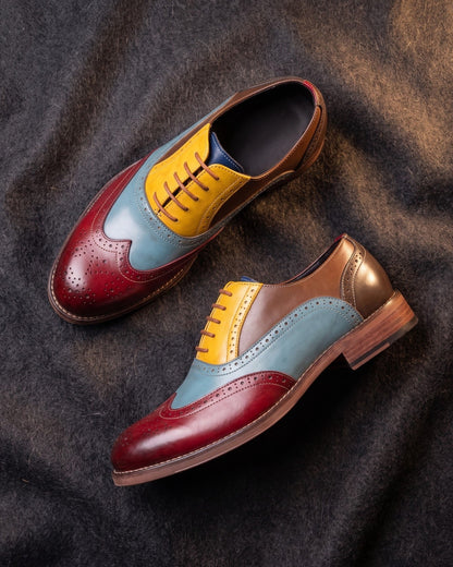 Leather Wingtip Brogue Oxford