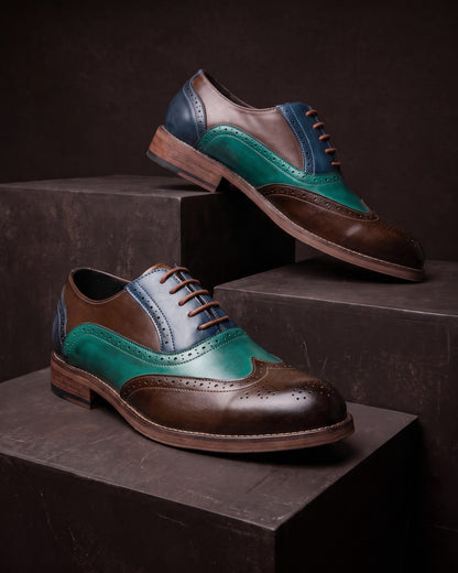 Leather Wingtip Brogue Oxford