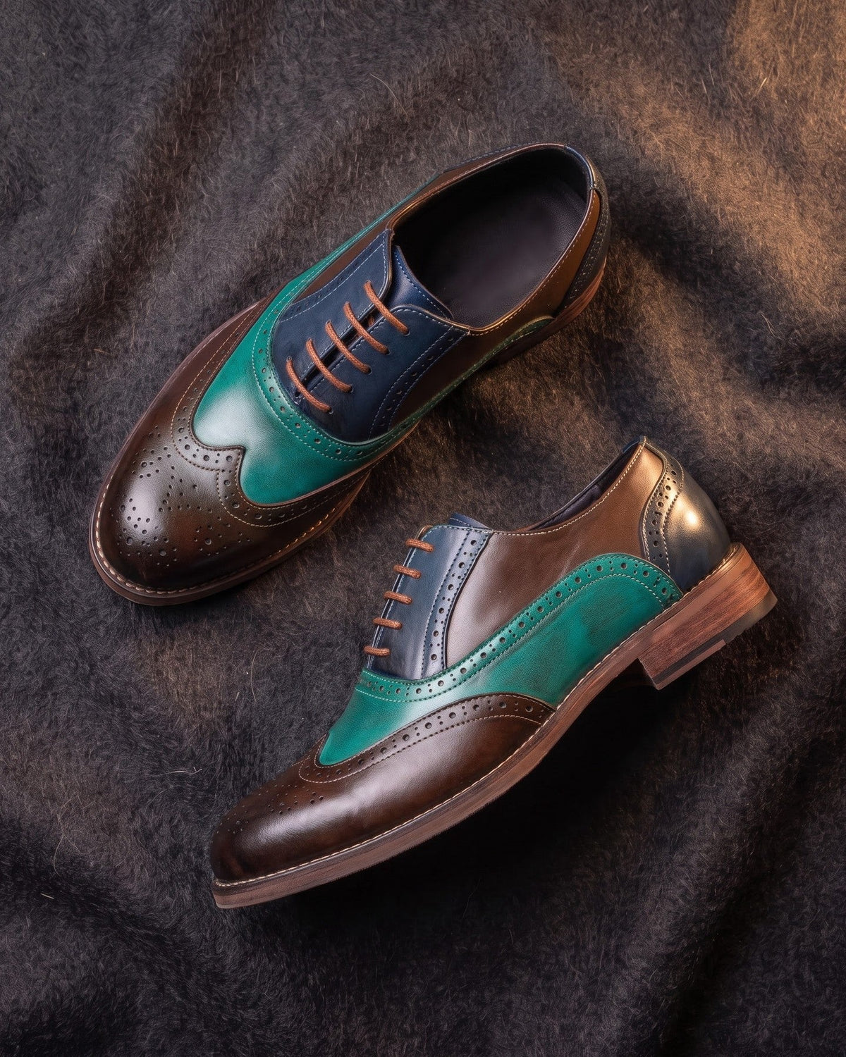 Leather Wingtip Brogue Oxford