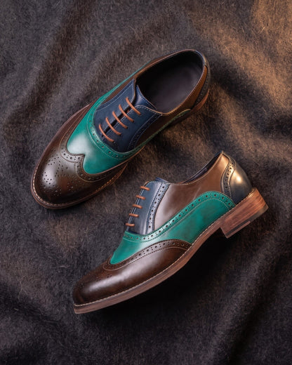 Leather Wingtip Brogue Oxford