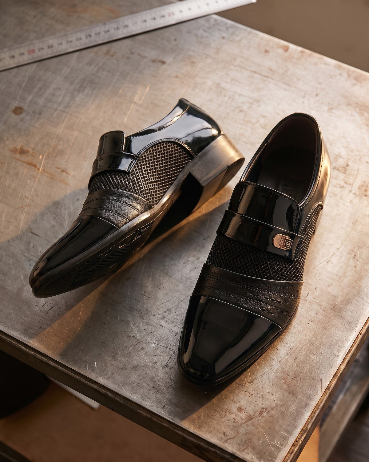 Gualtiero Faux Leather Dress Shoes